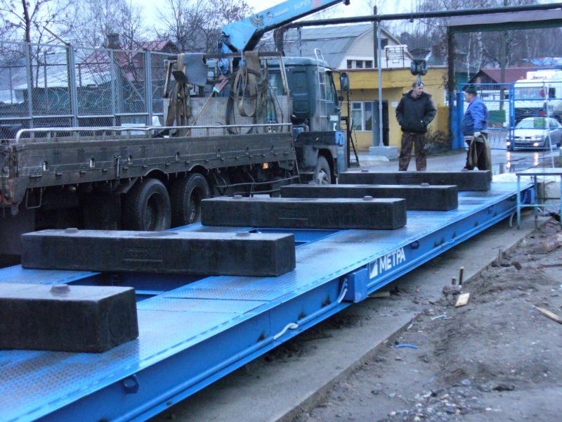 Монтаж автомобильных весов М8200Б ПАТРИОТ -80-18